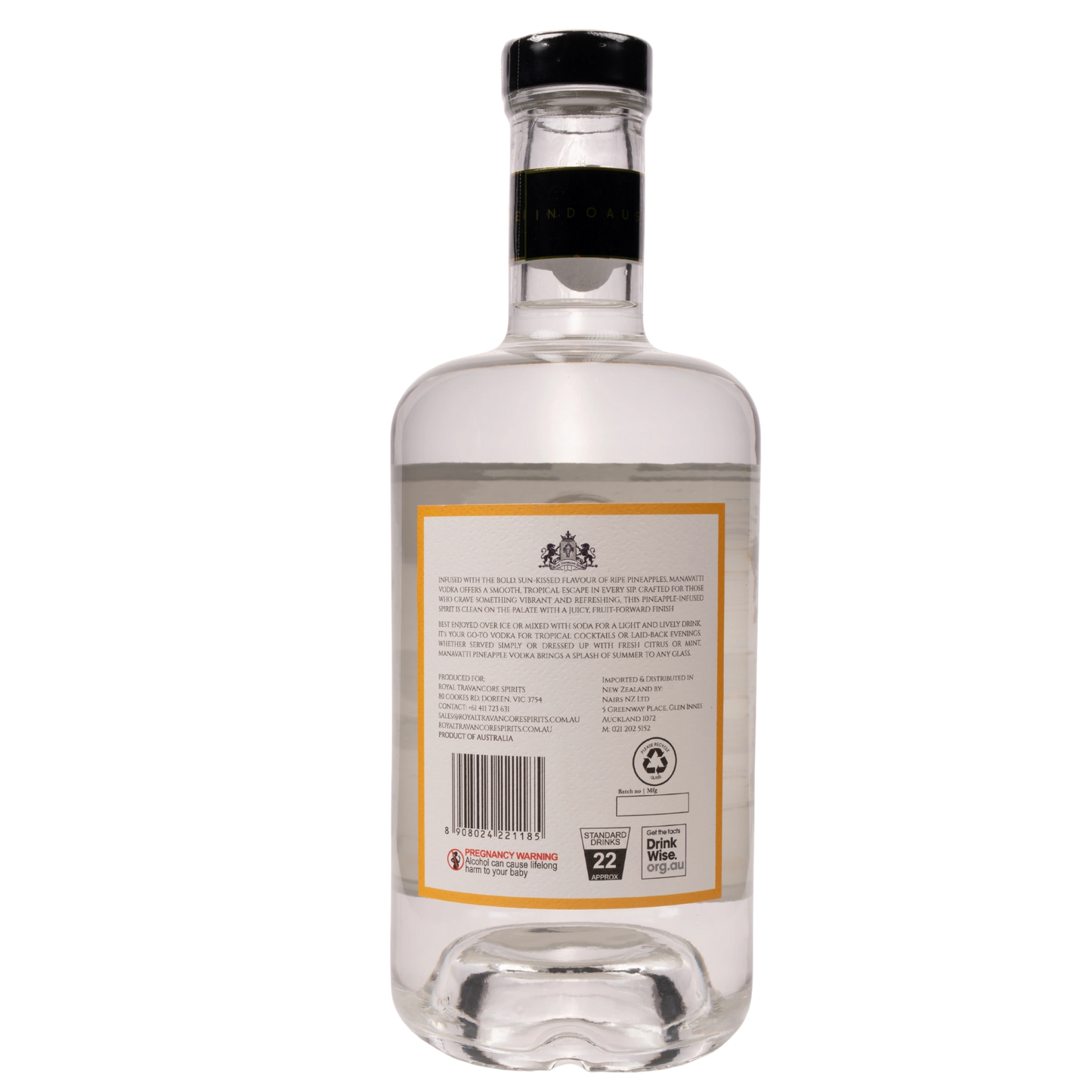 Manavatti Pineapple Flavoured Vodka