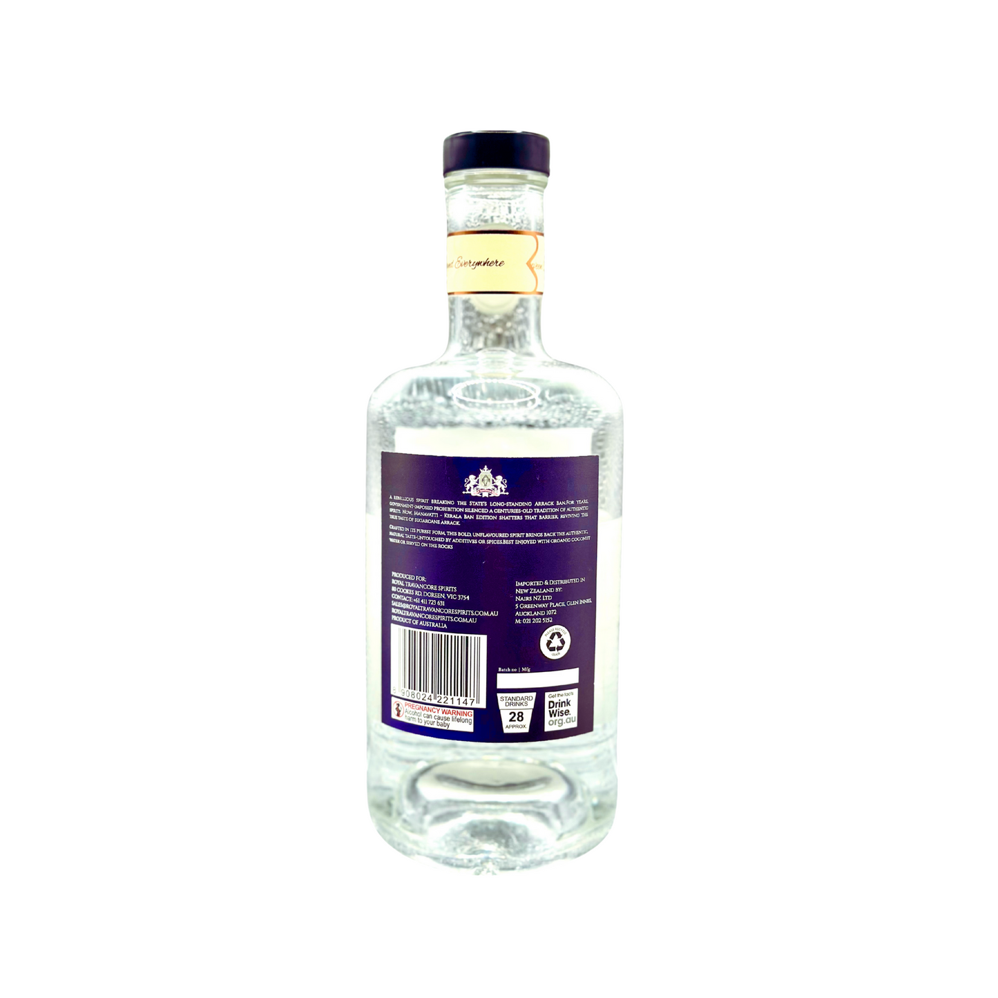 Manavatti Kerala Ban Edition Artisanal  Arrack