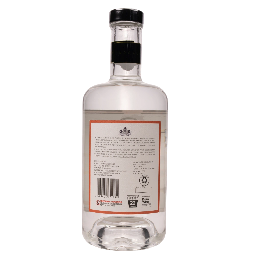 Manavatti Mango Chile Flavoured Vodka